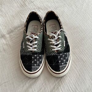 Leopard and Paisley vans size 7